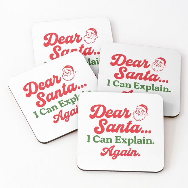 Item preview, Dear Santa I Can Explain. Again,funny Christmas  designed and sold by CloudyPress.