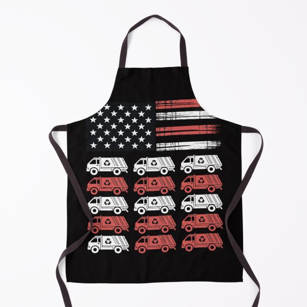 Item preview, Garbage Truck USA American Flag Patriotic Men Women Boys designed and sold by ConceptThena.