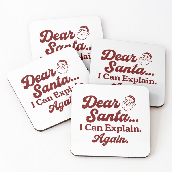 Item preview, Dear Santa I Can Explain. Again,funny Christmas  designed and sold by CloudyPress.
