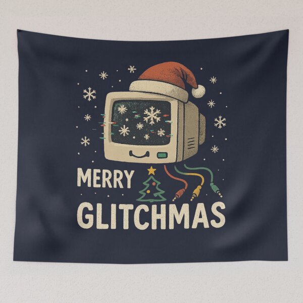 Item preview, Merry Glitchmas – Rebooting Holiday Cheer designed and sold by peaknerd.