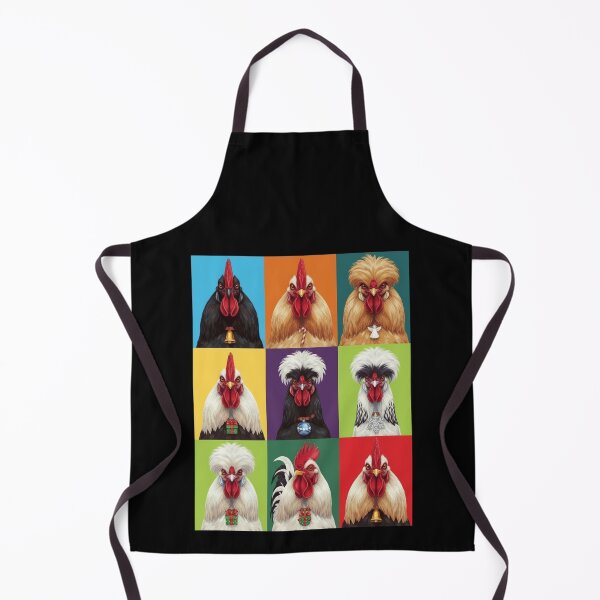 Item preview, Pop Art Christmas Animals – Festive Holiday Rooster designed and sold by digitalbitcraft.