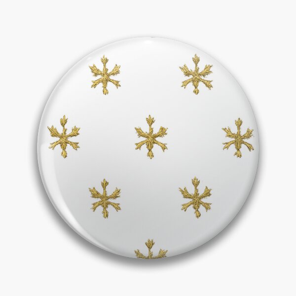 Item preview, Gold Snowflakes on White designed and sold by SassyArtistry.
