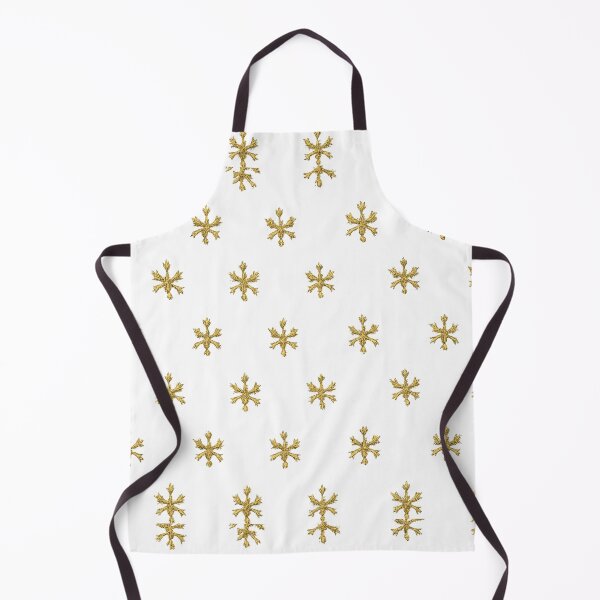 Item preview, Gold Snowflakes on White designed and sold by SassyArtistry.
