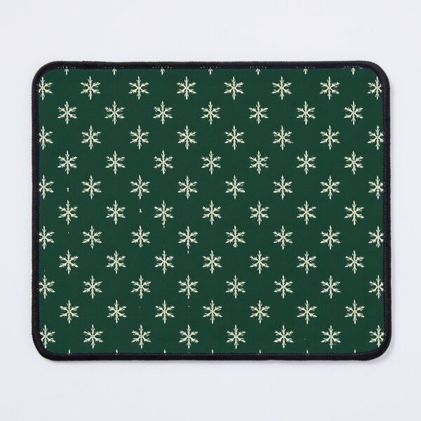 Item preview, Tiny Gold Snowflakes on Deep Green designed and sold by SassyArtistry.