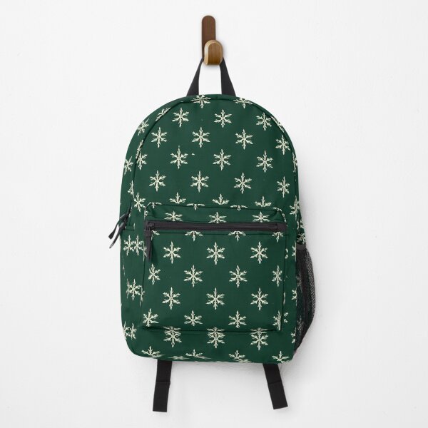 Item preview, Tiny Gold Snowflakes on Deep Green designed and sold by SassyArtistry.