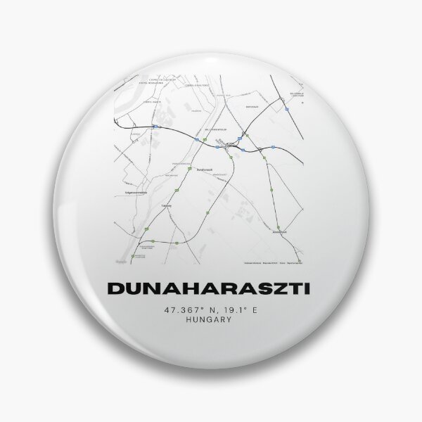 Artikelvorschau, Dunaharaszti Moderner Kartendruck – minimalistisches Ungarn-Design entworfen und verkauft von RM-Journey.