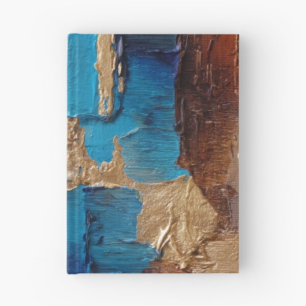 Item preview,   Blue, Golden, And Cream Sky Impasto-Style Abstract designed and sold by DEC02.