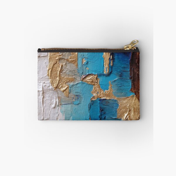 Item preview,   Blue, Golden, And Cream Sky Impasto-Style Abstract designed and sold by DEC02.