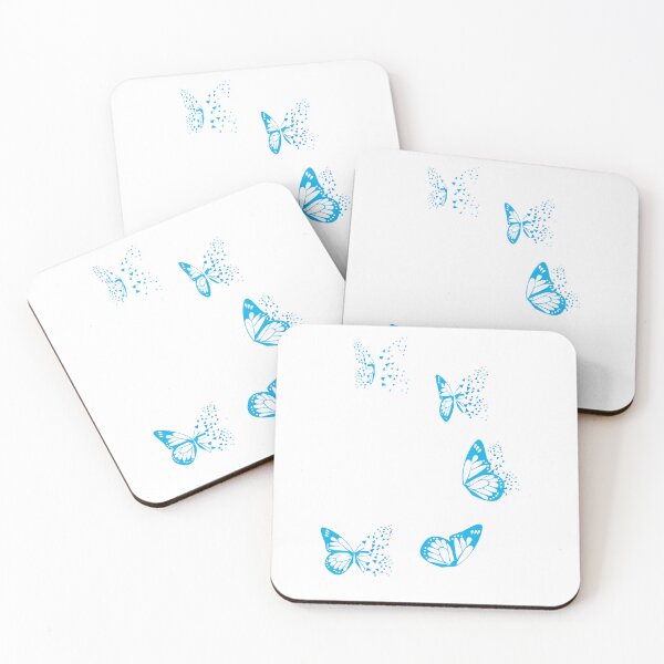 Item preview, Blue butterflies dissolving designed and sold by ArtYuly.