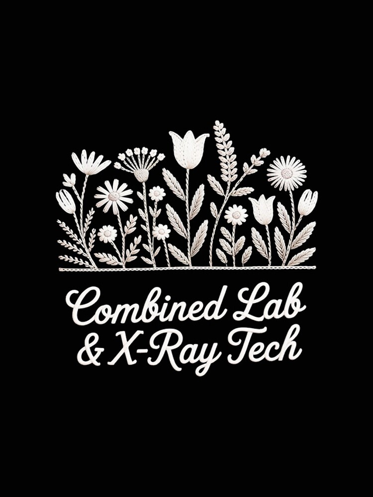 Thumbnail 4 of 4, iPhone Case, Floral Combined Lab And X-Ray Tech Lab Tech Radiologic designed and sold by EntroRhim.