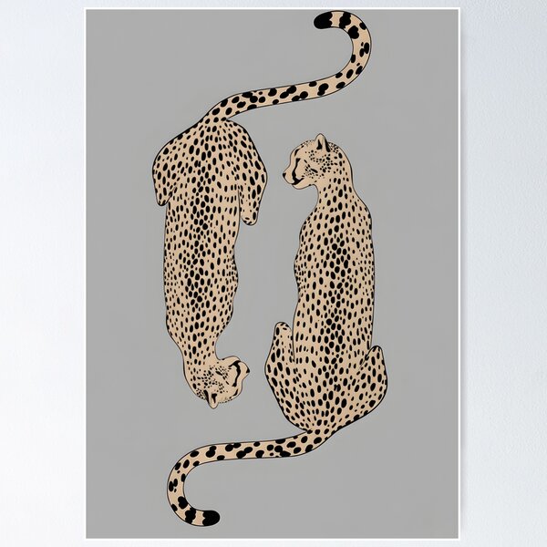 Item preview, Vintage Leopard Poster designed and sold by STTrillionTEES.