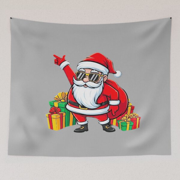 Item preview, Cool Santa Claus with Sunglasses – Fun Christmas Cartoon, Hip Santa Holiday Design designed and sold by Lydatrend Fashion.