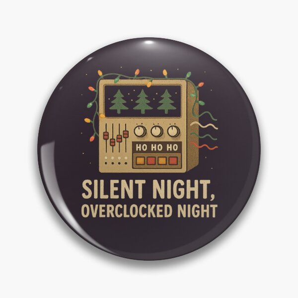 Item preview, Silent Night, Overclocked Night designed and sold by peaknerd.
