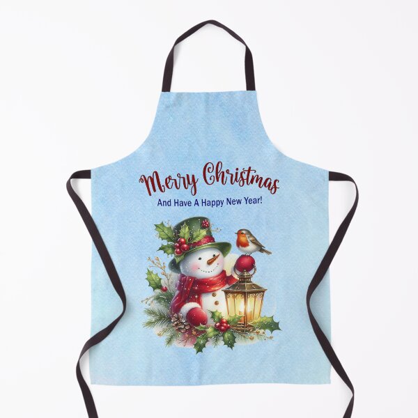 Item preview, Magical Snowman With Christmas Lantern – Merry Christmas & Happy New Year designed and sold by MysticOzzy.