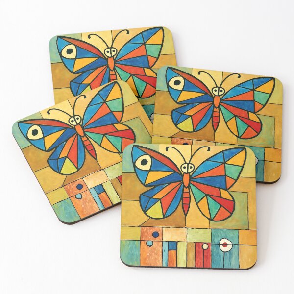 Item preview, Butterfly - Picasso Style designed and sold by WJ Cozy Creations.