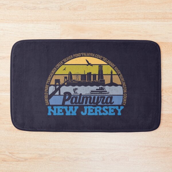 Item preview, Palmyra New Jersey Sunset Retro Vintage Local Pride Logo designed and sold by CRHPOD20.