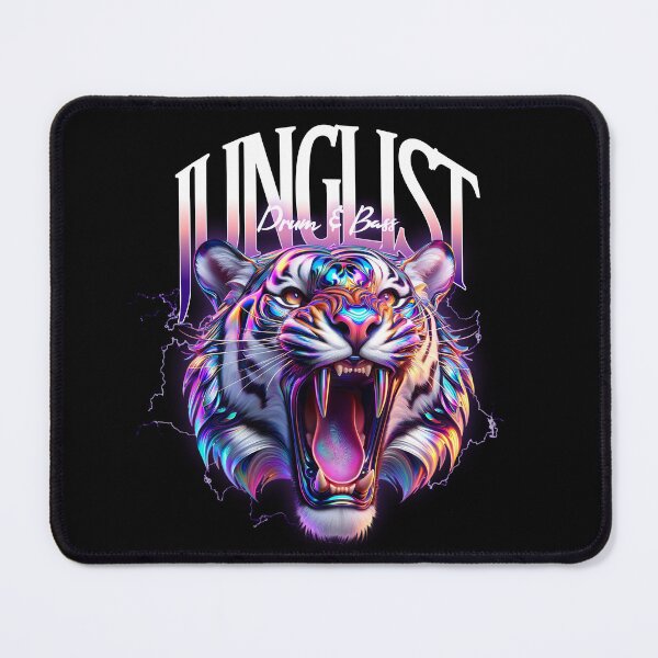 Item preview, JUNGLIST - Tooth Tiger Dnb (White) designed and sold by Discothreadz.