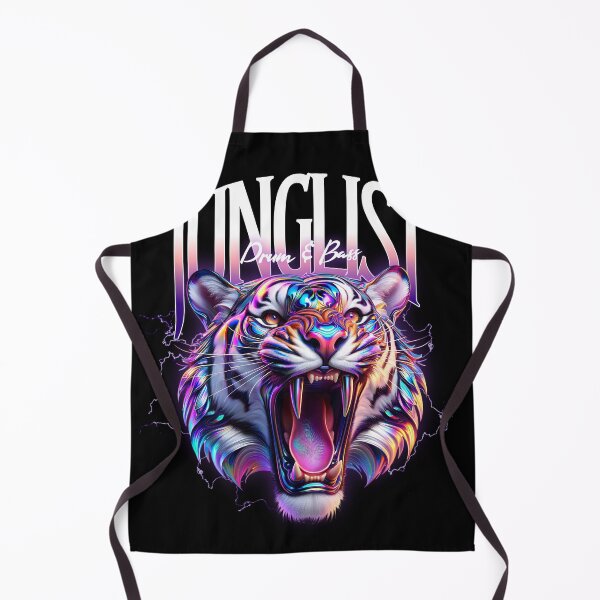 Item preview, JUNGLIST - Tooth Tiger Dnb (White) designed and sold by Discothreadz.