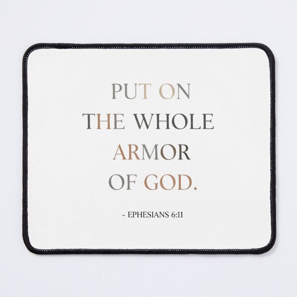 Item preview, Ephesians 6:11 Put On the Whole Armor of God | Minimalist Christian Scripture Wall Art designed and sold by ebocraft.