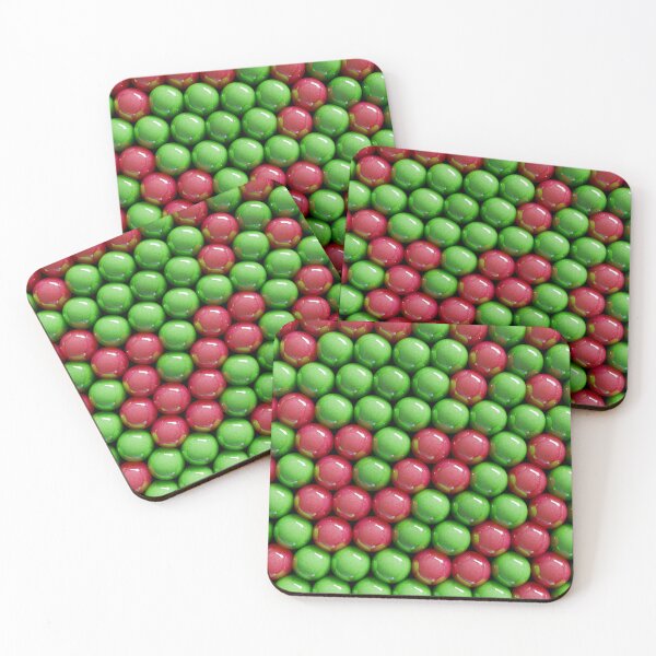 Item preview, Red and Green Xmas Gumballs Pattern  designed and sold by patternsoup.