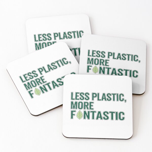 Item preview, Less Plastic, More Fantastic designed and sold by Mora Atelier Designs.