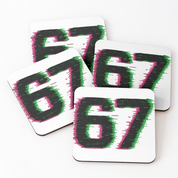 Item preview, Six Seven (6 7)  Meme - Glitch Art designed and sold by My Cool Store.