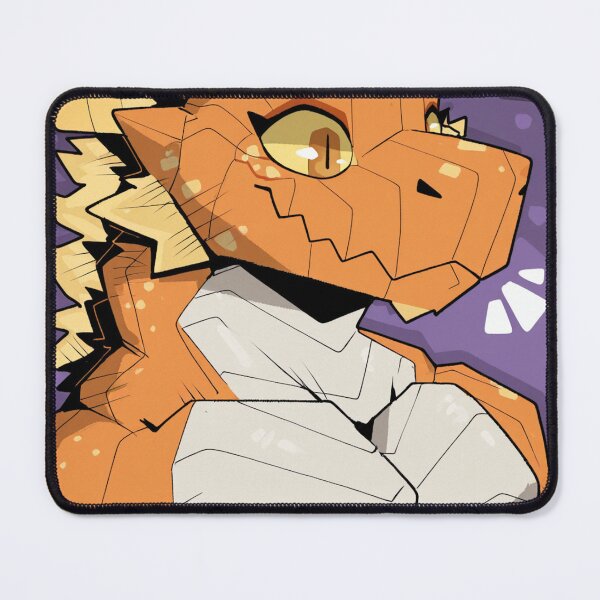 Item preview, Friendly Orange Dragon Portrait Looking Sideways designed and sold by KaMow.