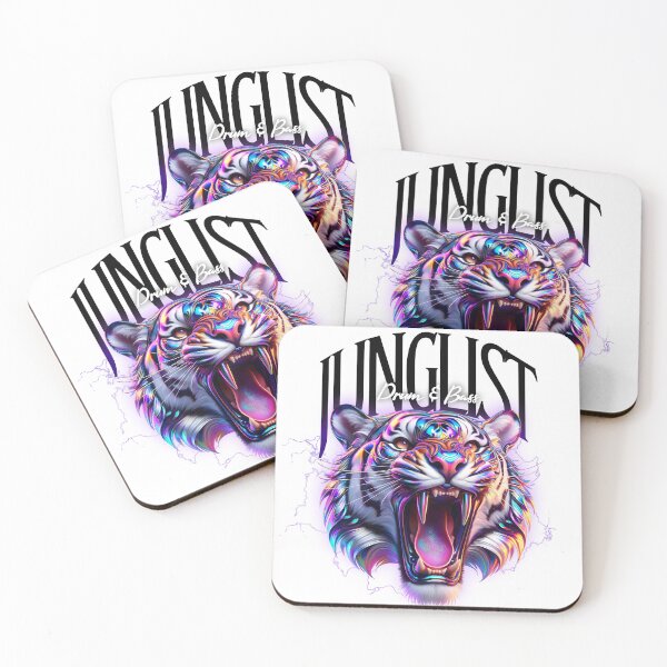 Item preview, JUNGLIST  - Tooth Tiger Dnb (Black)  designed and sold by Discothreadz.