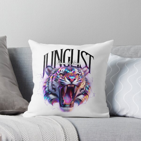 Item preview, JUNGLIST  - Tooth Tiger Dnb (Black)  designed and sold by Discothreadz.