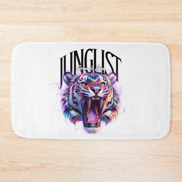 Item preview, JUNGLIST  - Tooth Tiger Dnb (Black)  designed and sold by Discothreadz.