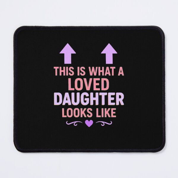 Item preview, Loved Daughter Funny Shirt – Cute Arrow Design | Gift from Mom or Dad | Daughter Appreciation Tee designed and sold by Sun Sand & Sea Art.