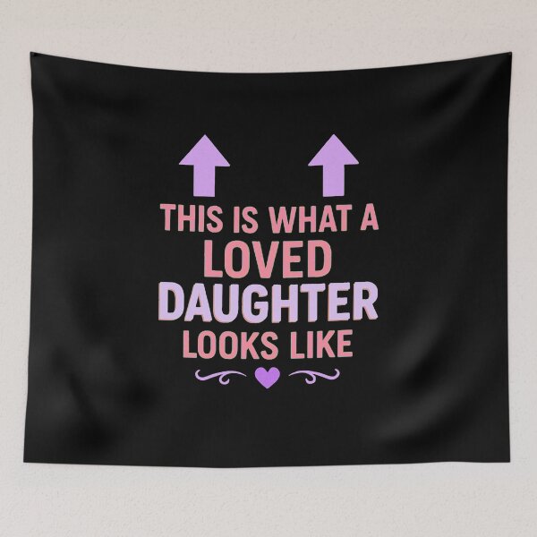 Item preview, Loved Daughter Funny Shirt – Cute Arrow Design | Gift from Mom or Dad | Daughter Appreciation Tee designed and sold by Sun Sand & Sea Art.