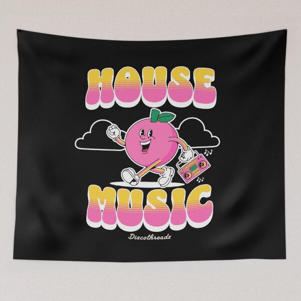 Item preview, HOUSE MUSIC  - Cherry Blaster (White)  designed and sold by Discothreadz.