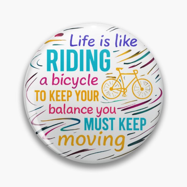 Item preview, Life Is Like Riding A Bicycle . designed and sold by Anime-Clothes1.