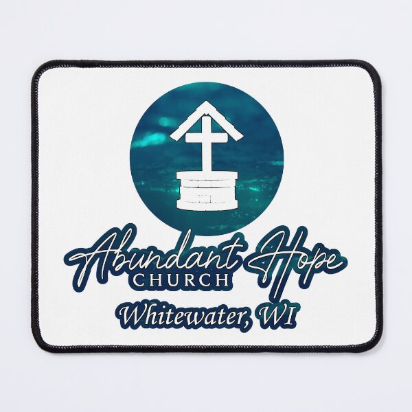 Item preview, Abundant Hope Church Logo White on Water designed and sold by dathasholly.