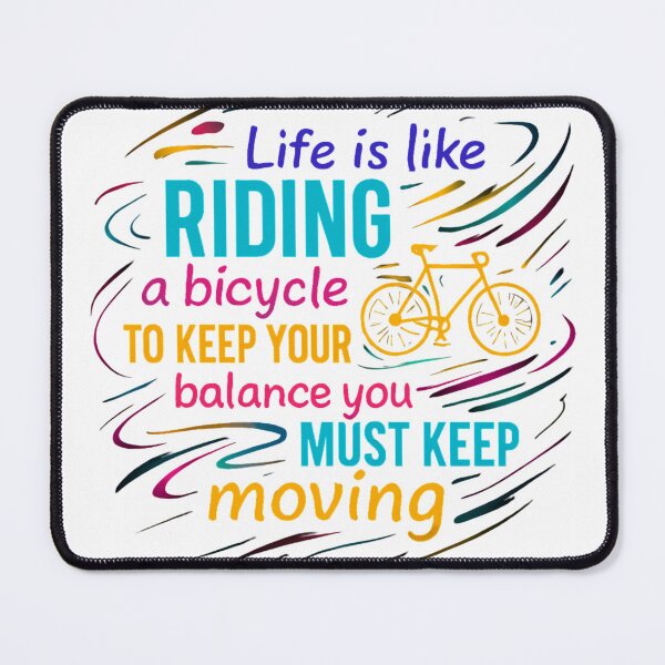 Item preview, Life Is Like Riding A Bicycle . designed and sold by Anime-Clothes1.