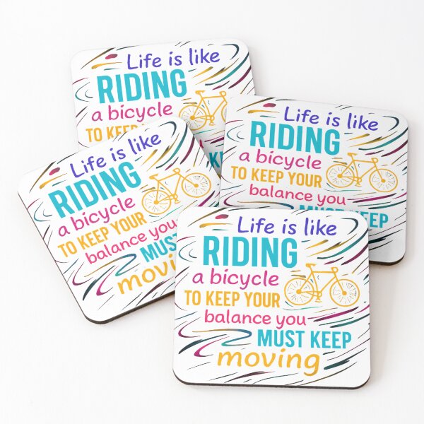 Item preview, Life Is Like Riding A Bicycle . designed and sold by Anime-Clothes1.