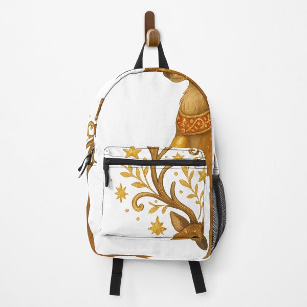 Item preview, Reno Elegante Dorado – Ilustración Mágica de Navidad designed and sold by LOSCOLIS.