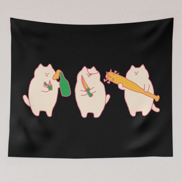 Item preview, Tough Customer Cats designed and sold by obinsun.