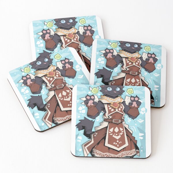 Item preview, Cute Black Cat Mage With Glowing Magic designed and sold by KaMow.