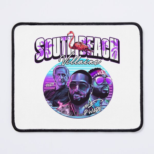 Item preview, Dwyane Wade Pat Riley South Beach Villains Neon Basketball Art designed and sold by lojadpop.