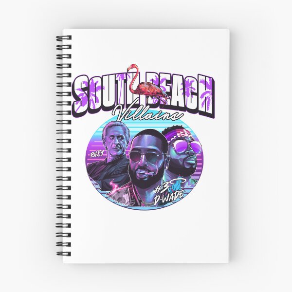 Item preview, Dwyane Wade Pat Riley South Beach Villains Neon Basketball Art designed and sold by lojadpop.