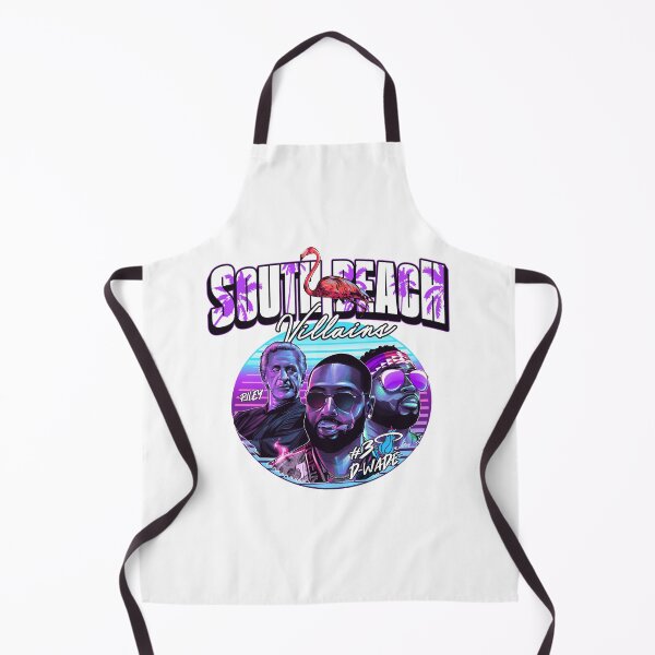 Item preview, Dwyane Wade Pat Riley South Beach Villains Neon Basketball Art designed and sold by lojadpop.