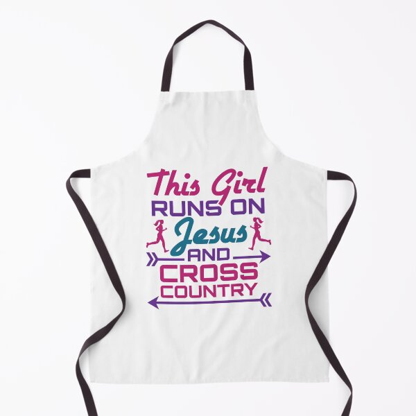 Item preview, This Girl Runs on Jesus and Cross Country  designed and sold by jaygo.
