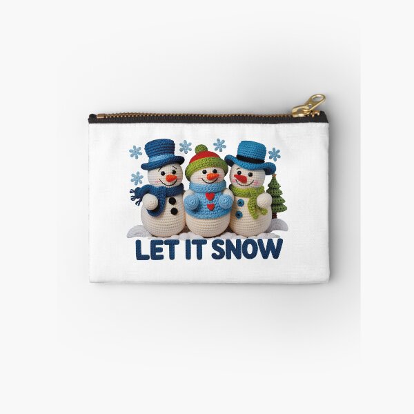 Item preview, Let It Snow | Trio of Crochet and Amigurumi Snowmen designed and sold by Polarisofficial.