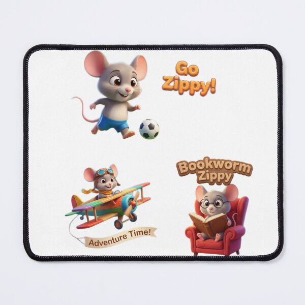 Item preview, Zippy 3D Mouse Adventure Cartoon Mascot designed and sold by Zippy Creation.