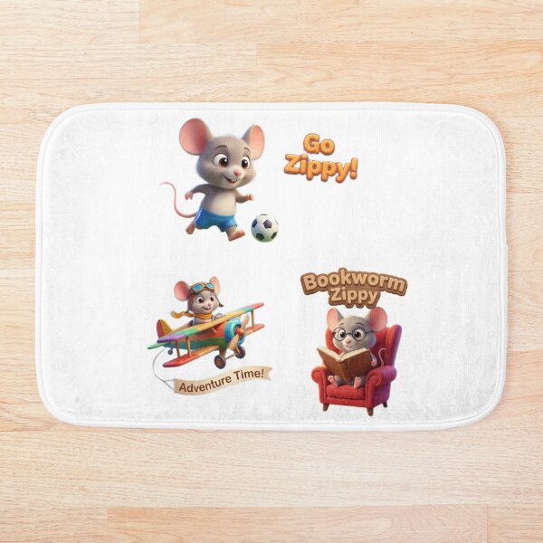 Item preview, Zippy 3D Mouse Adventure Cartoon Mascot designed and sold by Zippy Creation.