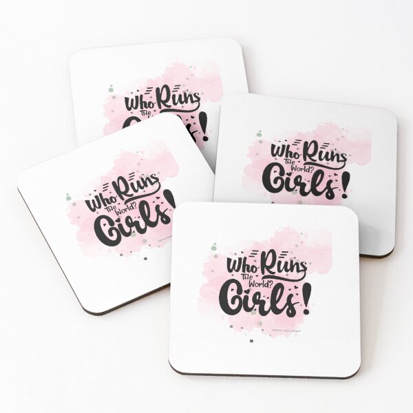 Item preview, Who Runs the World? Girls! slogan Pink designed and sold by PalomaHealing24.