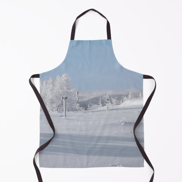 Item preview, snow-covered signpost in the mountains of Lapland designed and sold by Wanderfotograf.