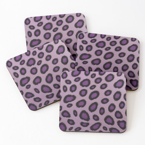 Item preview, Faux Fur Leopard Trendy Luxury Purple Pink Collection designed and sold by TrendyDesigne412.